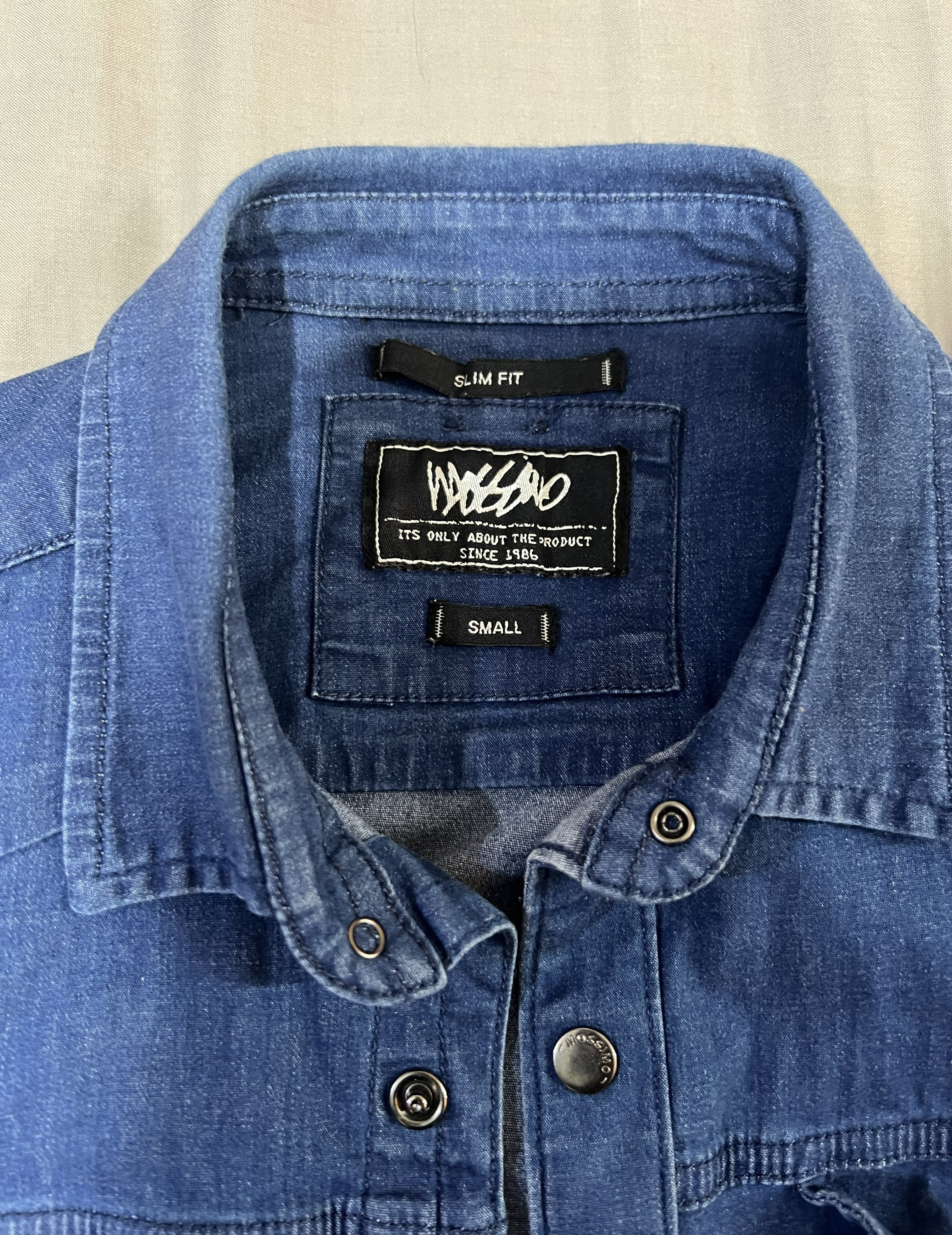 Camisa Mossimo Casual Jean Hombre - 2