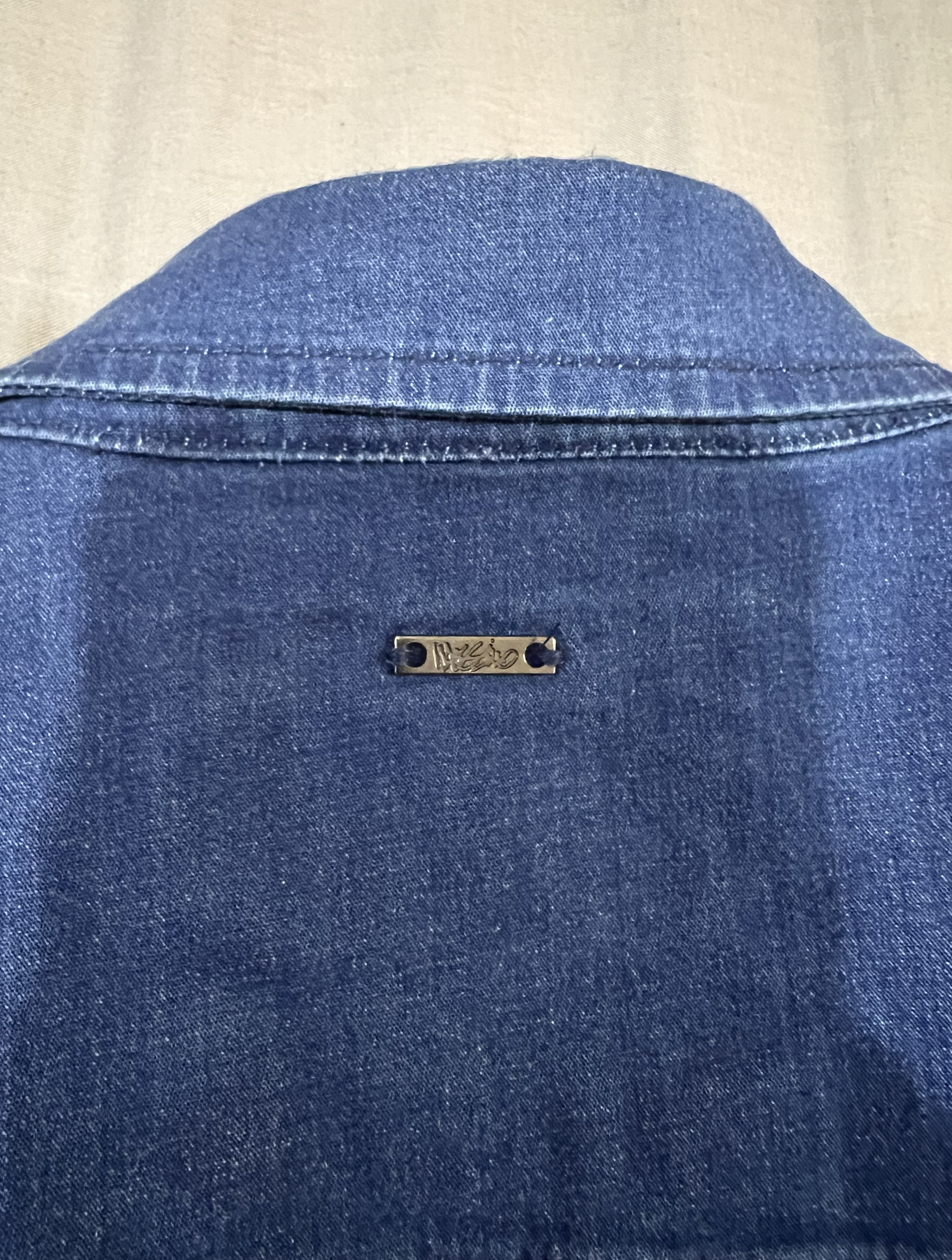 Camisa Mossimo Casual Jean Hombre - 6